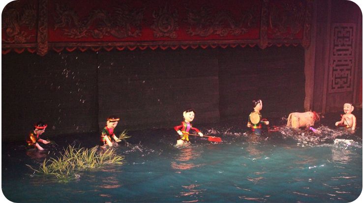 Teatro de Marionetes água